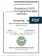 Fuzzy Co-Ordination of FACTS Controllers for Damping Power S