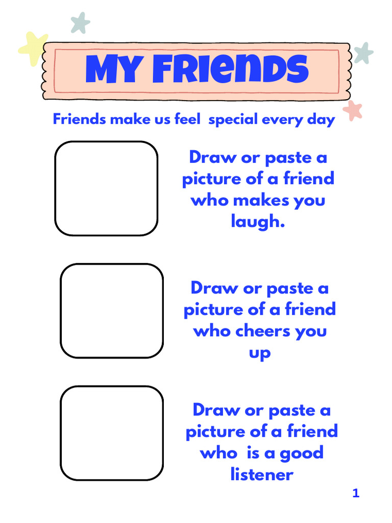 Activities for Building Friendships | PDF