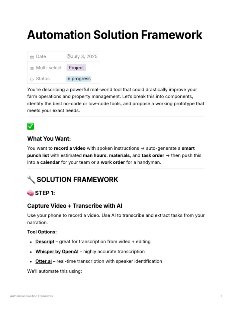 Automation Solution Framework | PDF | Computing