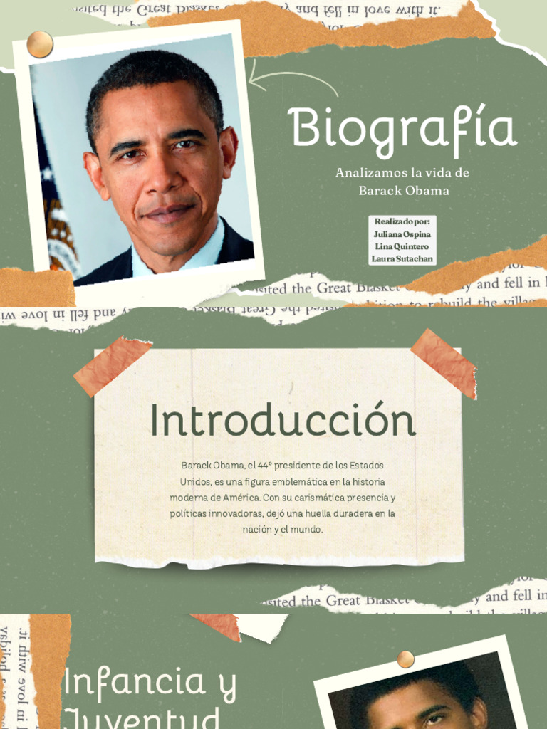 Biografía de Barack Obama: Logros y Legado | PDF | Barack Obama | Los ...