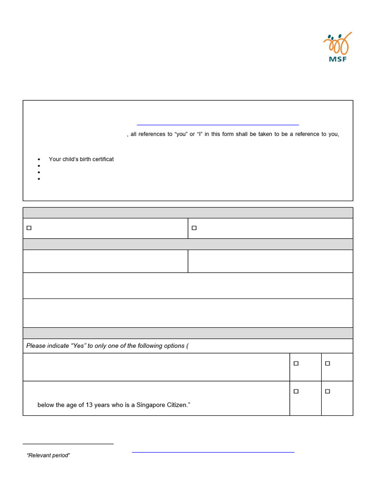 DC Form | PDF | Child Care | Government