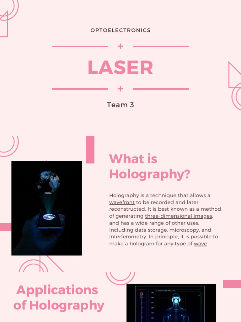 Holography: Applications and Laser Role | PDF | Holography | Laser