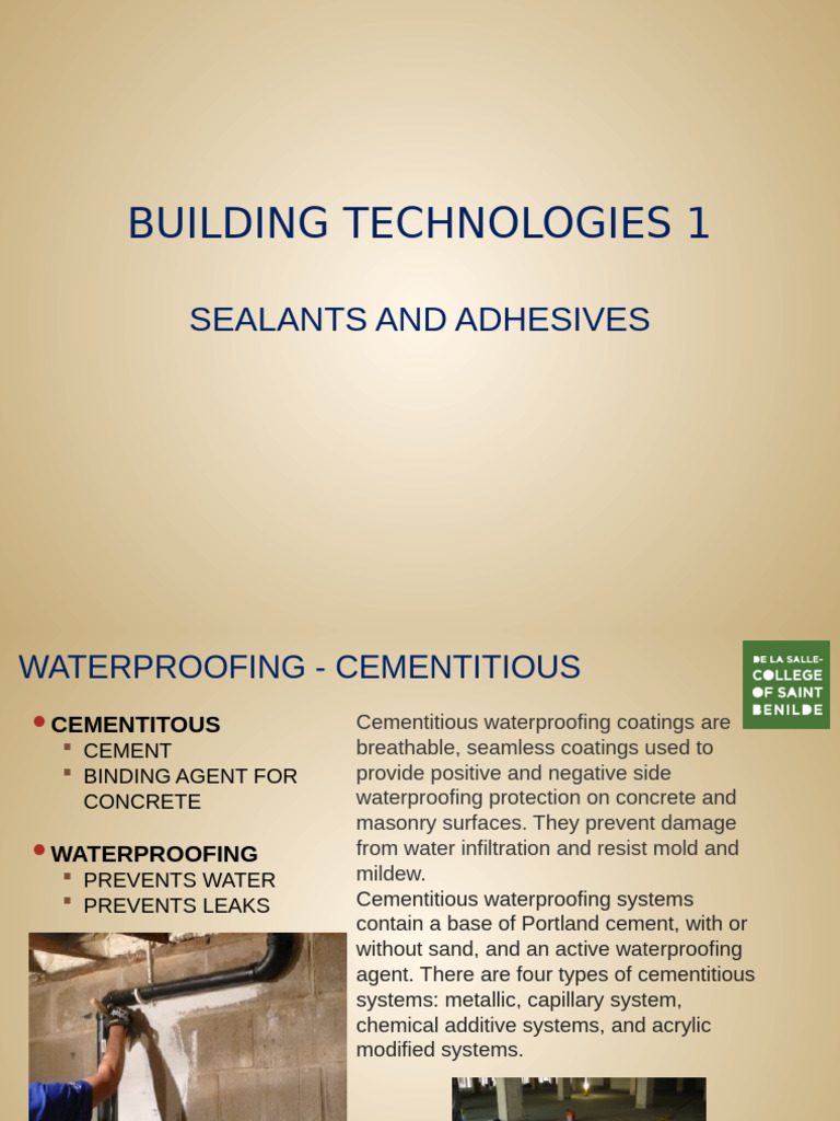 Mortaseal Waterproofing Overview | PDF | Adhesive | Concrete