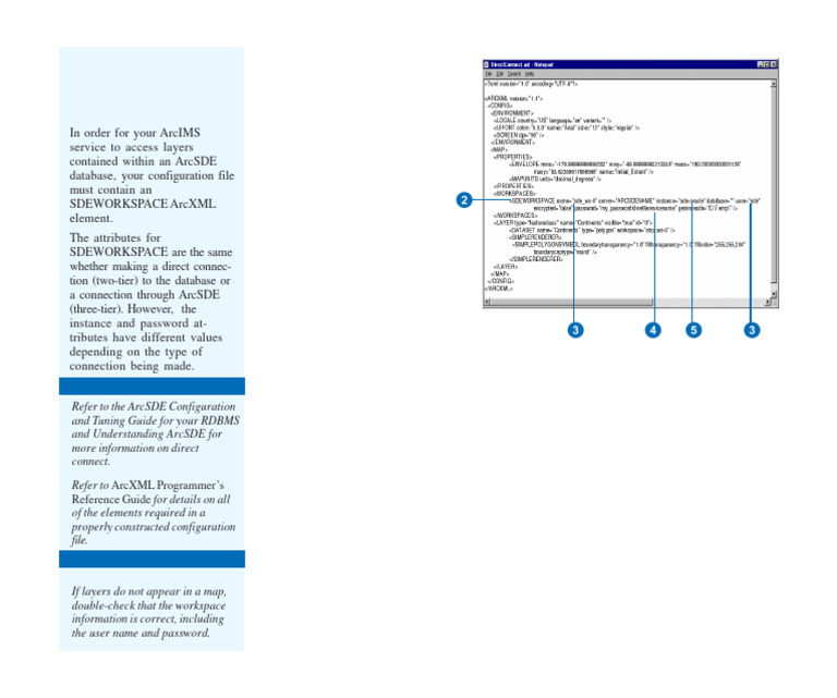 ArcIMS Direct Connect Setup Guide | PDF | Relational Database | Databases