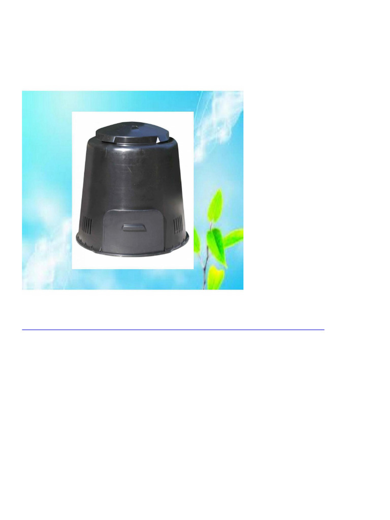 1350 Tierra Garden 625001 Eco Komposter Aus Polypropylen Schwarz 200 L ...