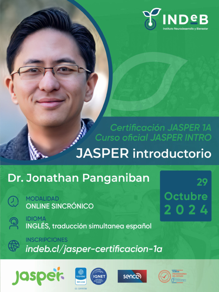 JASPER Intro, Dr. Jonathan Panganiban 2024 | PDF | Autismo | Educación ...