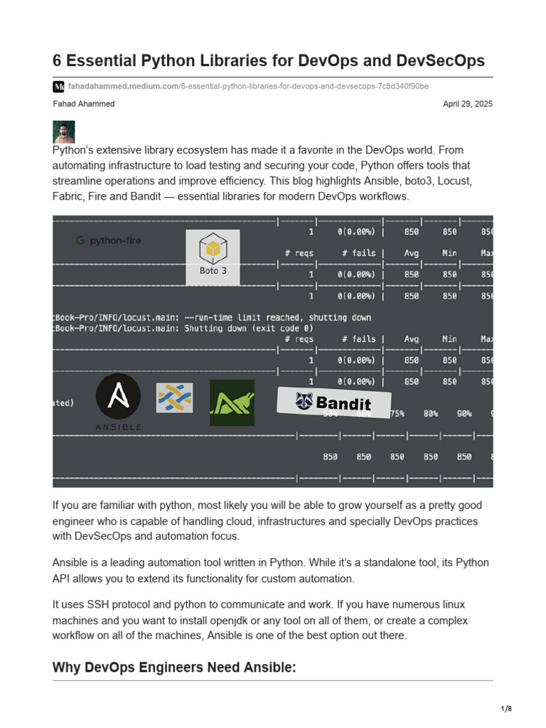 Essential Python Tools for DevSecOps | PDF | Computer Engineering ...