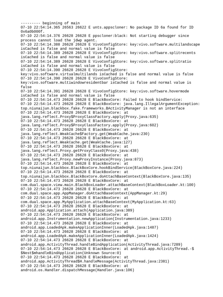 Android Debugging Error Logs | PDF | Operating System Families ...