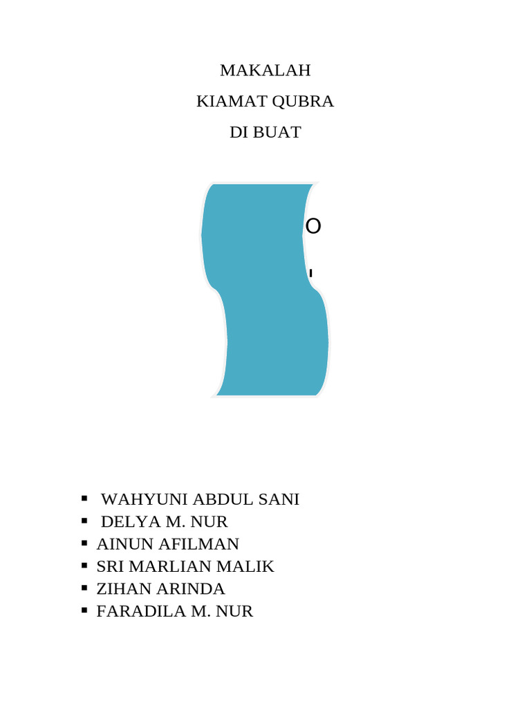 Kiamat Qubra: Tanda dan Prosesnya | PDF