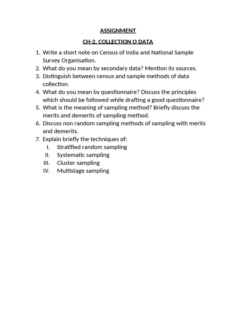Data Collection Methods and Techniques | PDF