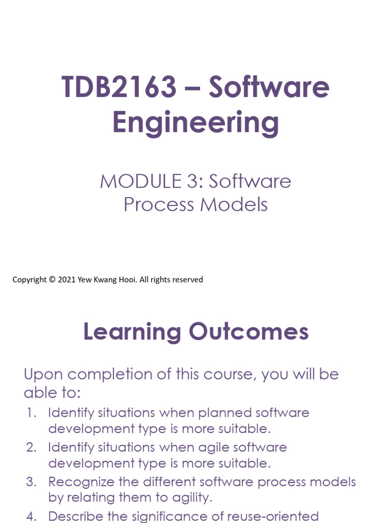 Software Process Models Explained | PDF | Software Development Process ...
