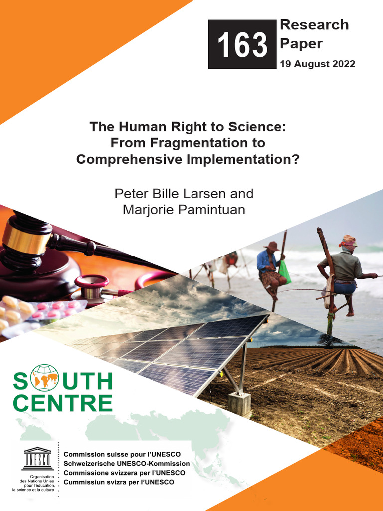 RP163 The Human Right To Science en | PDF | Climate Engineering