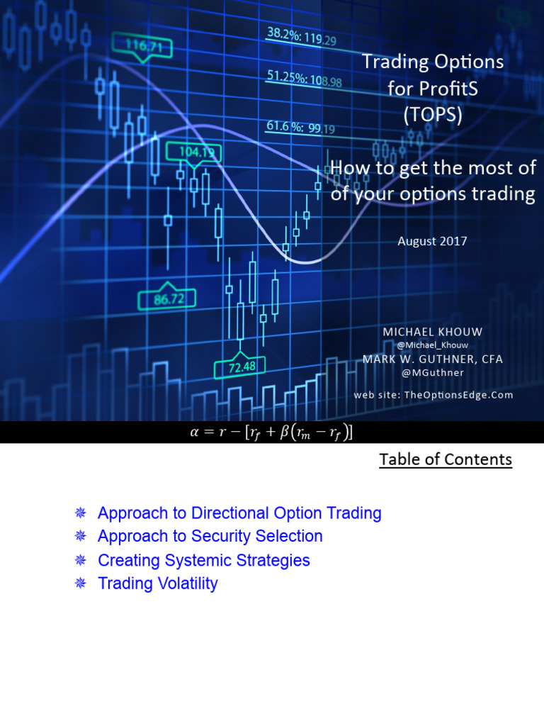 Options Trading Strategies Overview | PDF | Greeks (Finance ...