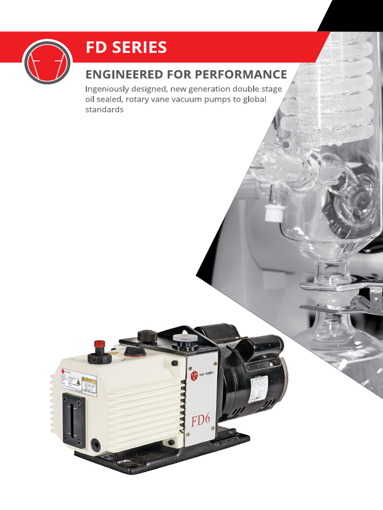 FD OilSealedPump | PDF | Vacuum | Pump