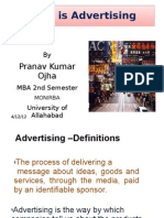 What Is Advertising: Pranav Kumar Ojha