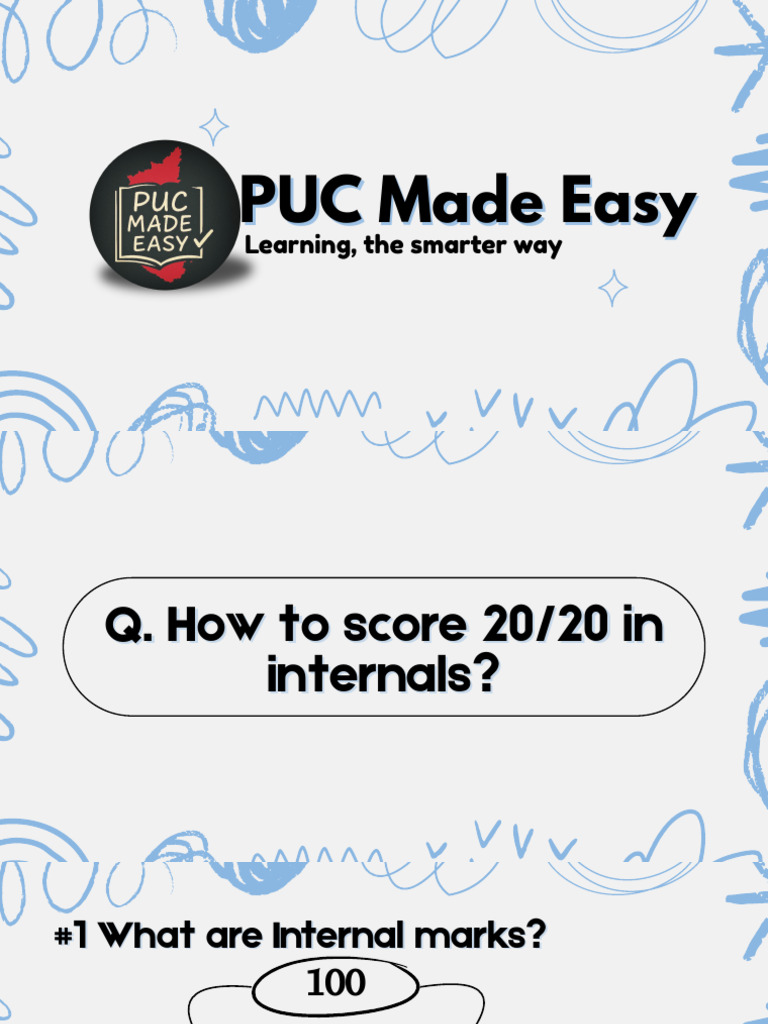 How To Score 2020 in Internals | PDF