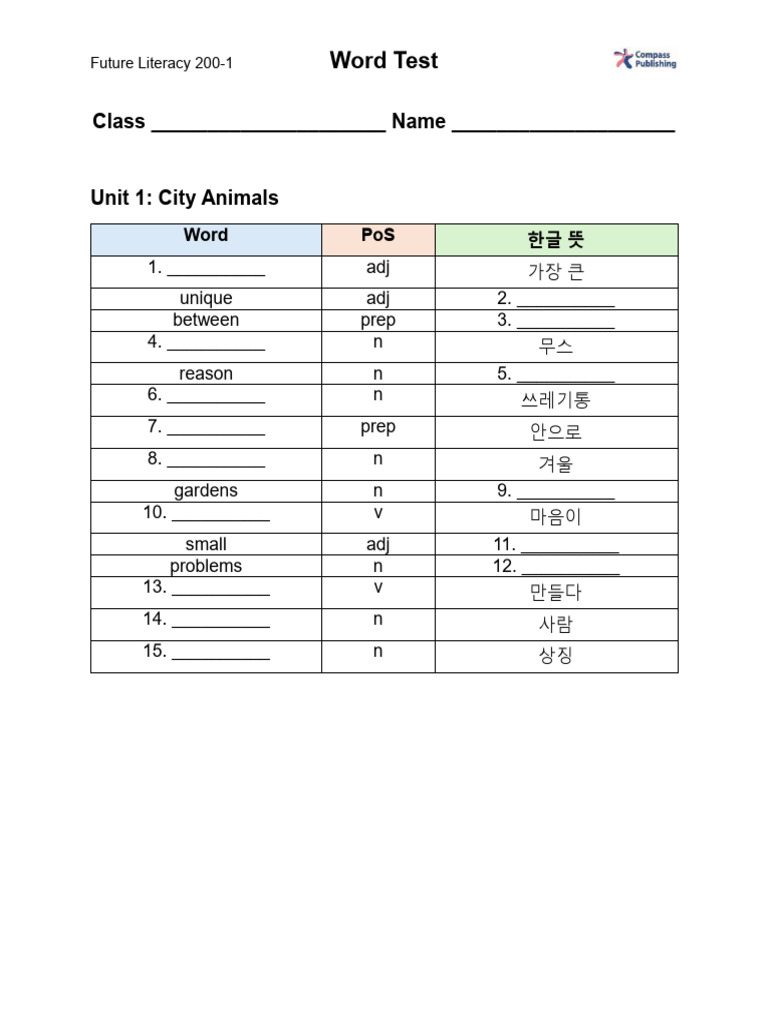 Future Literacy 200 1 Word Test | PDF