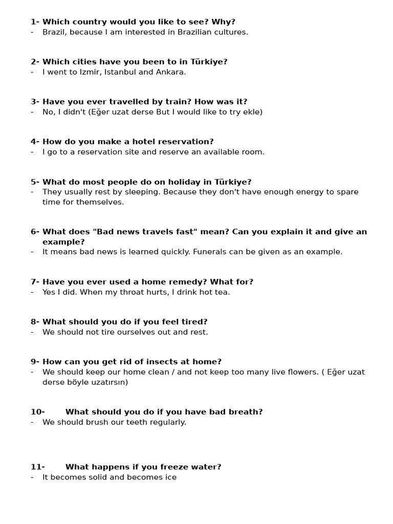 Speaking Exam Insights and Tips | PDF