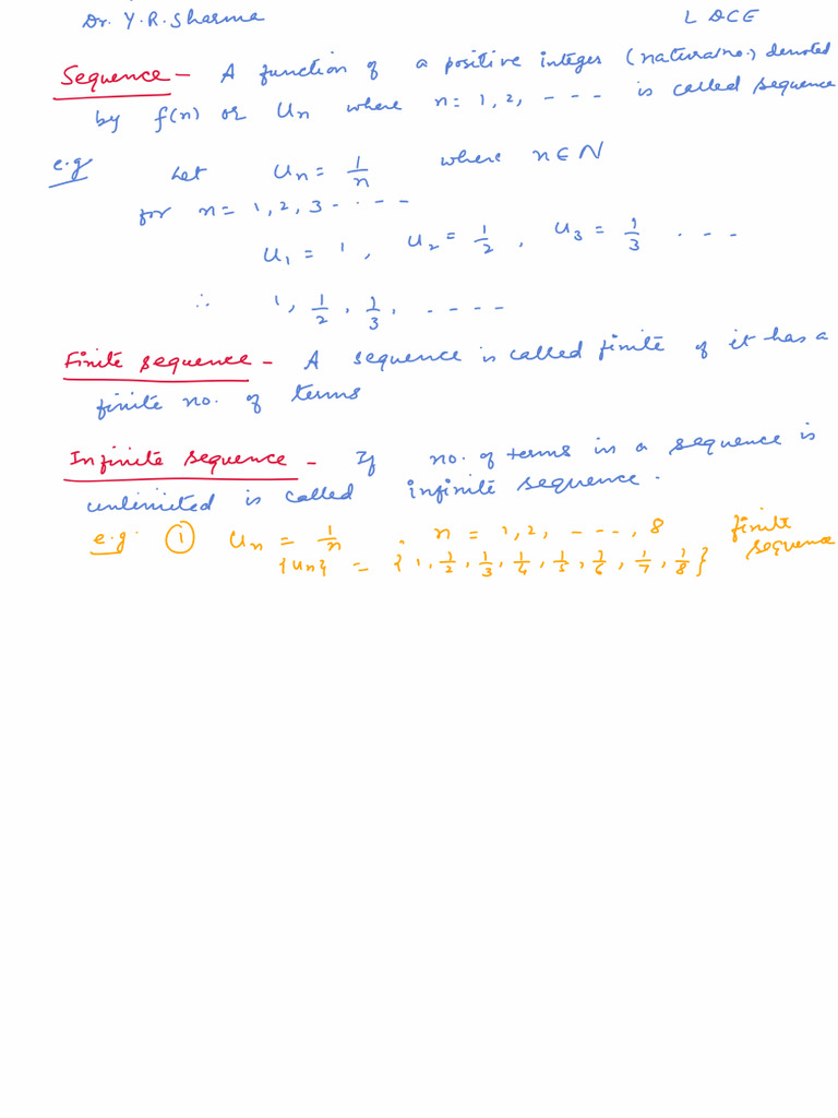 Sequence | PDF