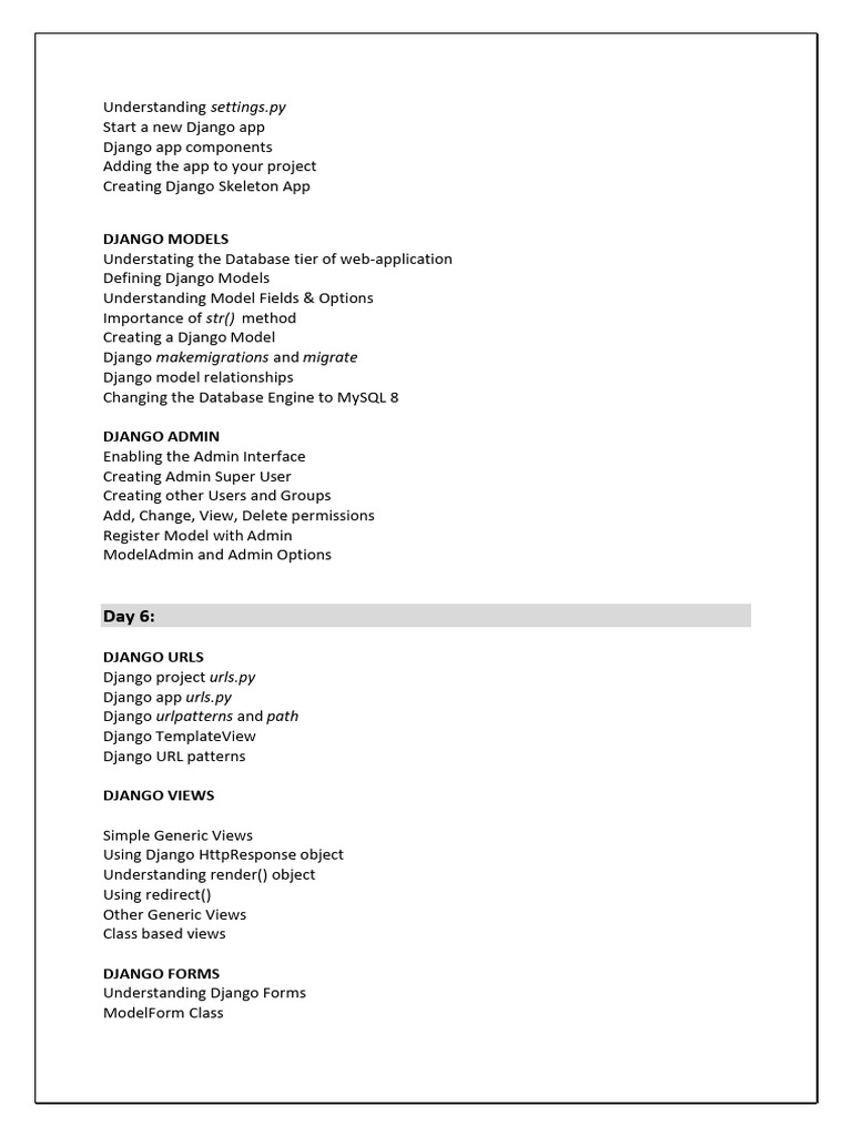 Django App Development Guide | PDF