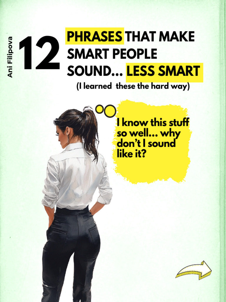 12 Phrases That Make Smart People Sound Less Smart | PDF | Chess Theory ...