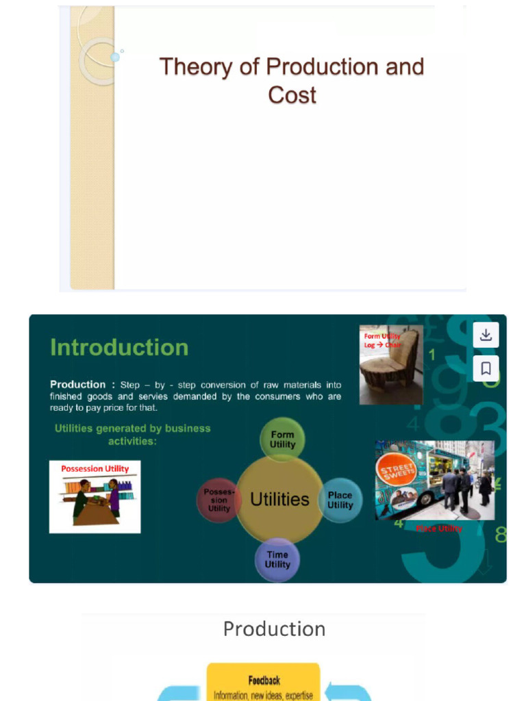 Theory of Production and Cost | PDF | Cost | Expense