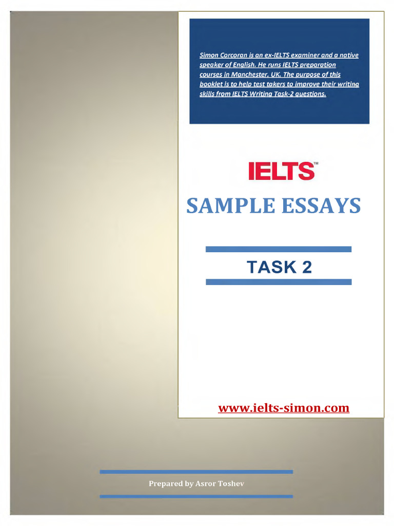 IELTS Task 2 Sample Essays Guide | PDF | Cost Of Living | Climate Change