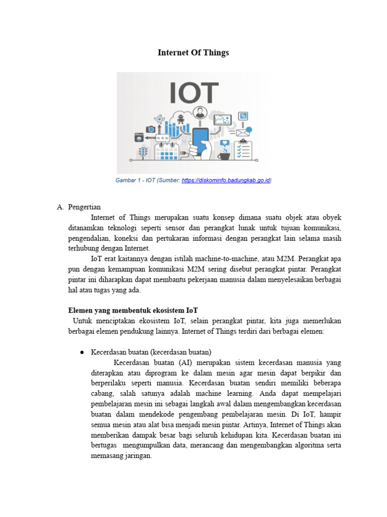 Memahami Internet of Things (IoT) | PDF