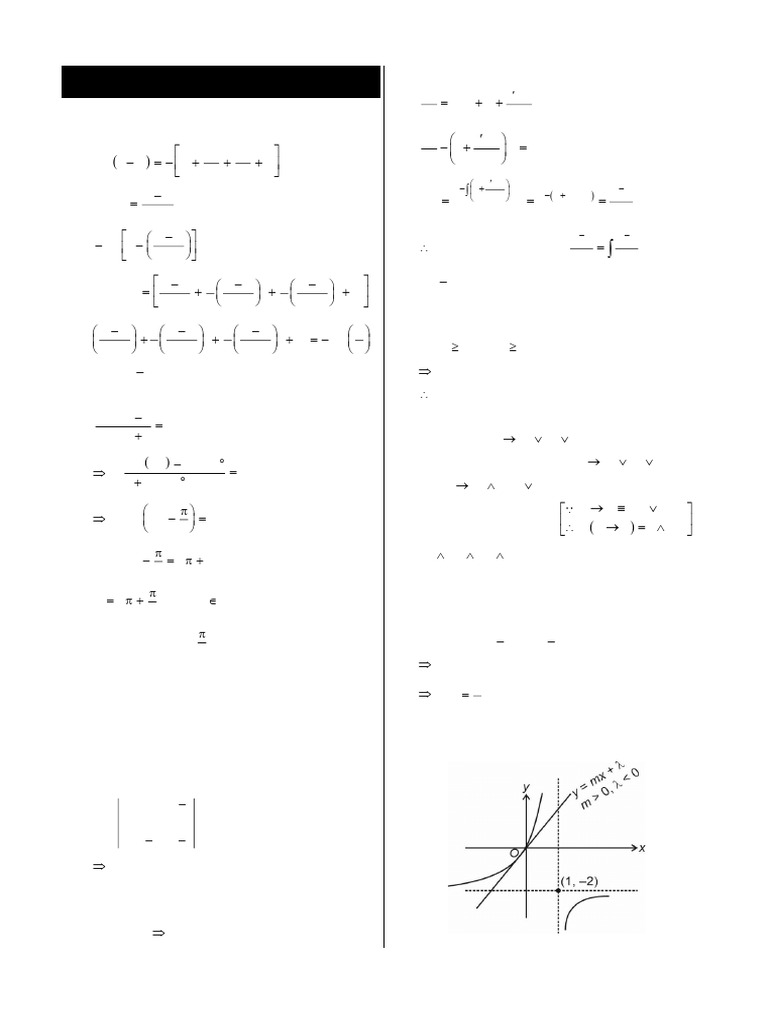 FTS Test-9 2023 Online Sol | PDF | Differential Geometry | Algebra