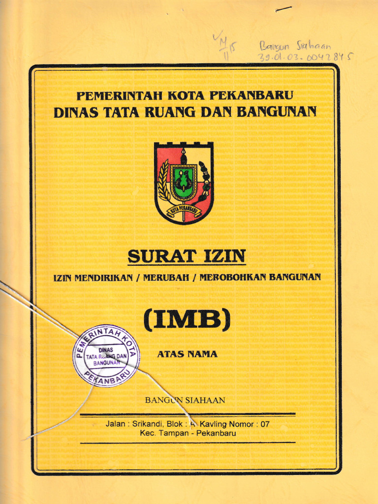 Surat Imb | PDF