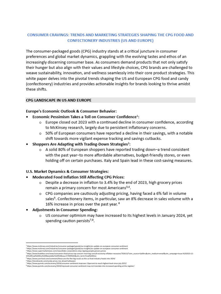 Mars CPG Strategies for Pasta Trends | PDF | Brand | Retail