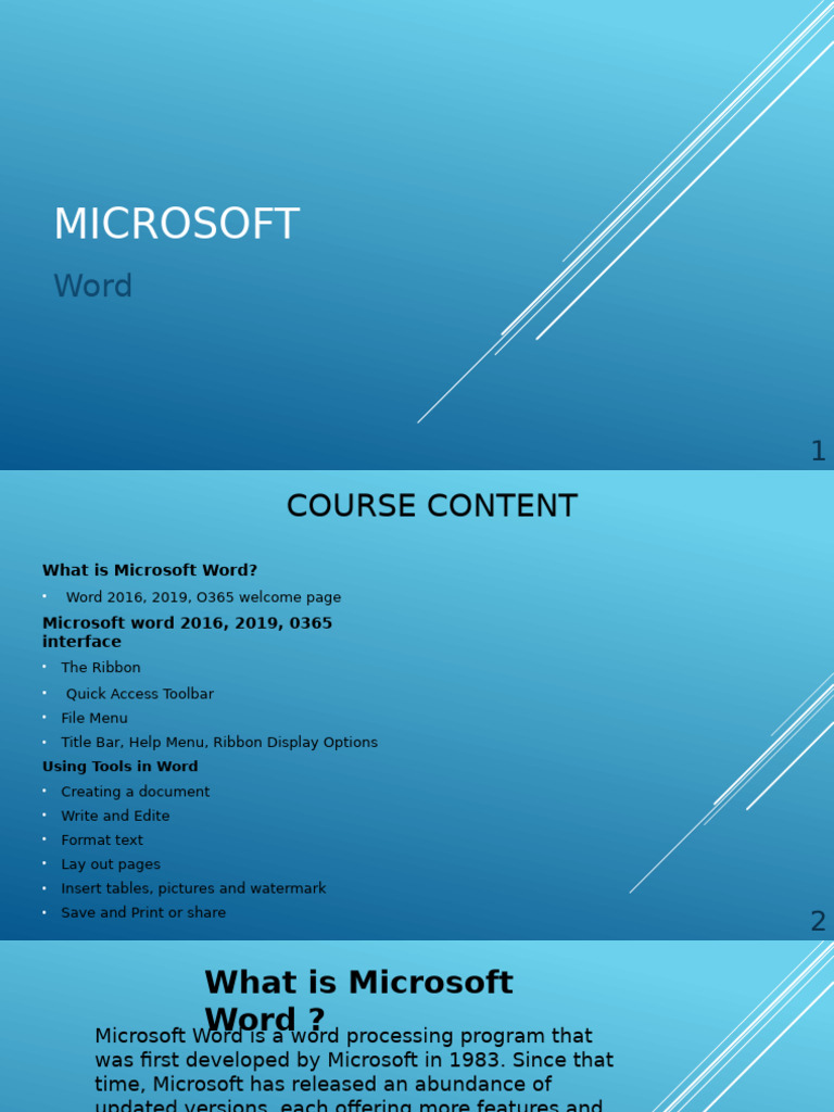 Microsoft Word Basics and Features Guide | PDF | Microsoft Word | Hyperlink