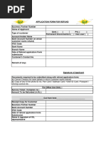 Civil Service Refund Request Form | PDF | Identity Document | Financial ...