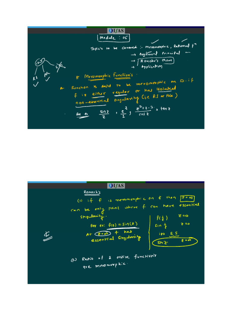 l18 Ifas Notes Mathematics | PDF