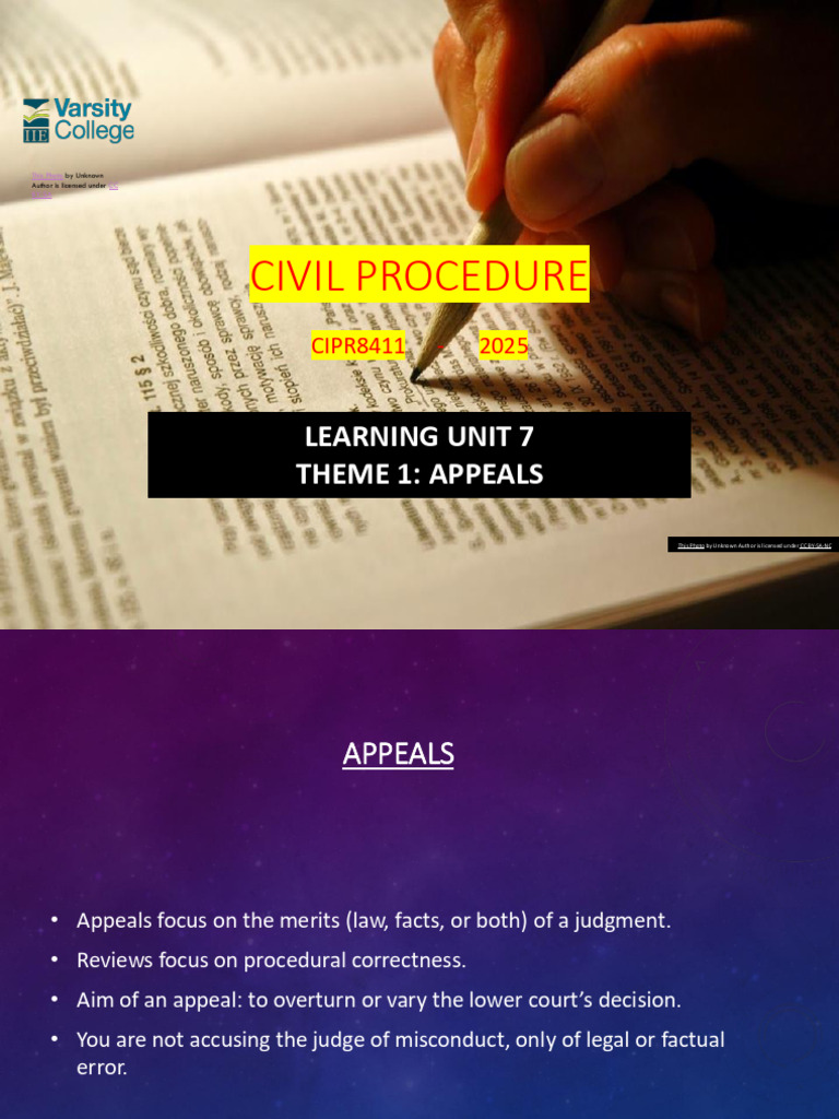 Lu 7 - Themes 1 - 3 | PDF | Judgment (Law) | Garnishment