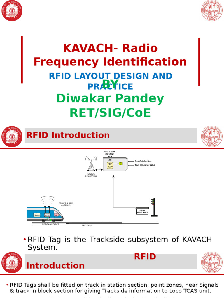 KAVACH RFID Tag Implementation Guide | PDF | Radio Frequency ...