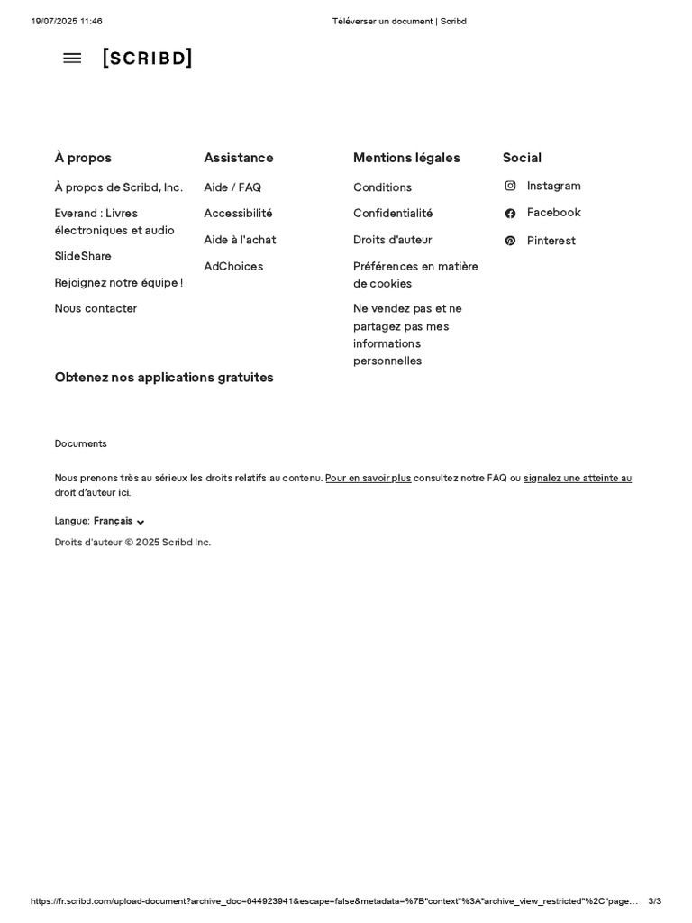 Guide d'utilisation de Scribd | PDF
