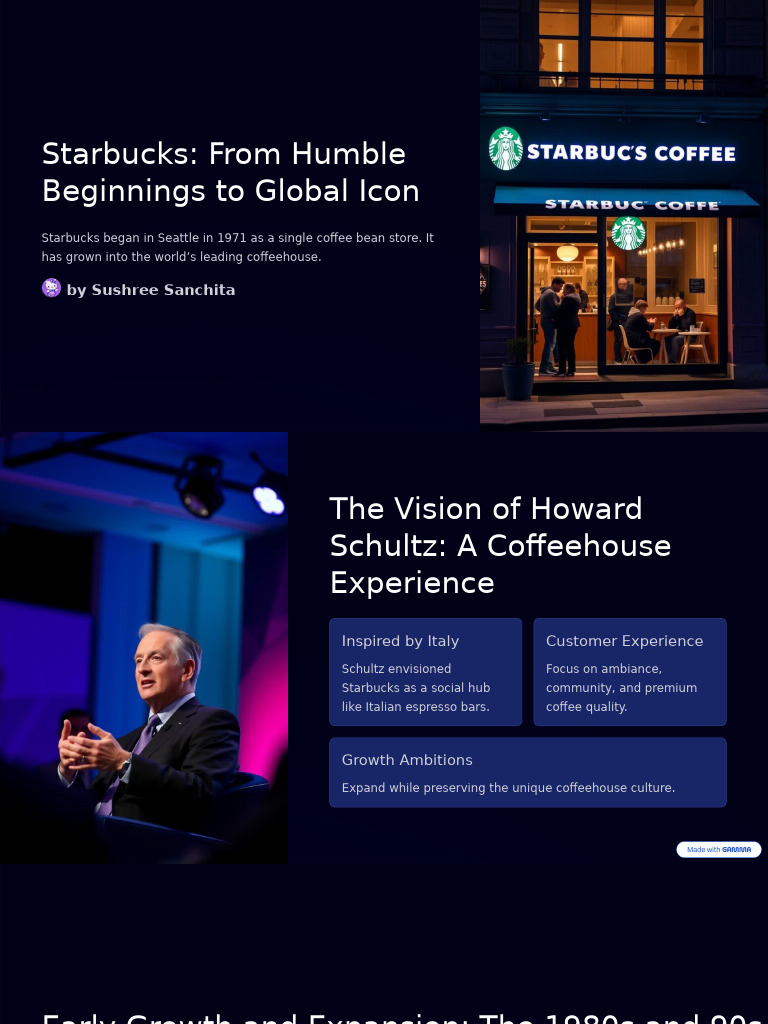 Starbucks: Reinventing for the Future | PDF | Starbucks | Coffee