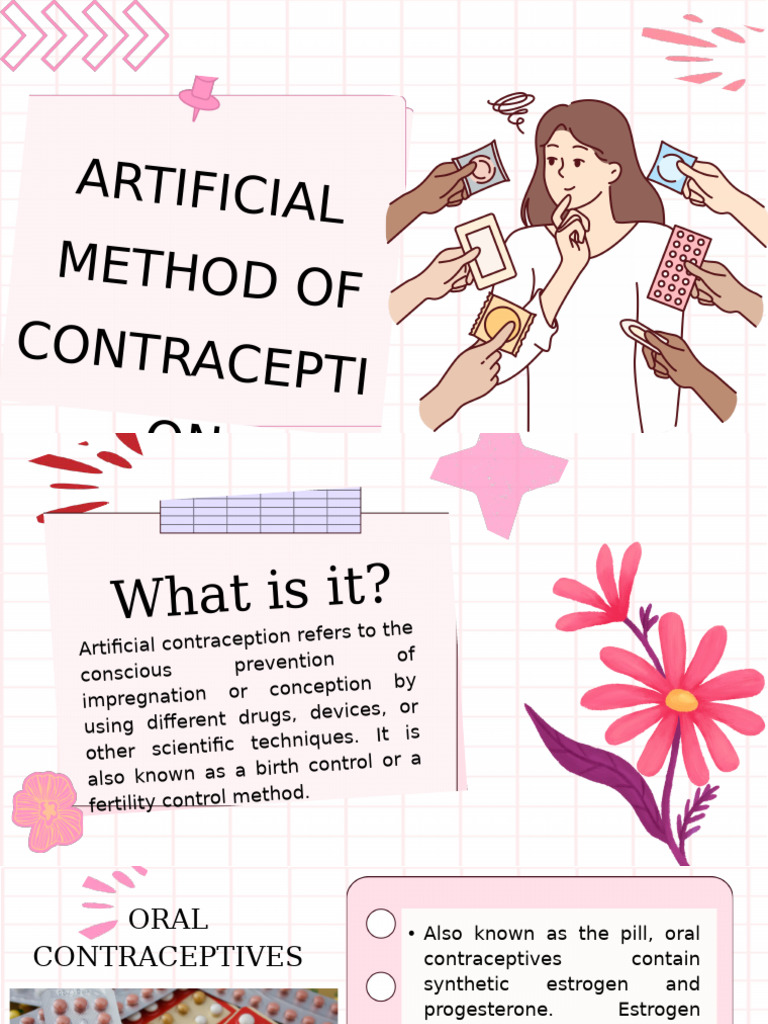 Artificial Methods of Contraception | PDF | Menstrual Cycle | Endocrine ...