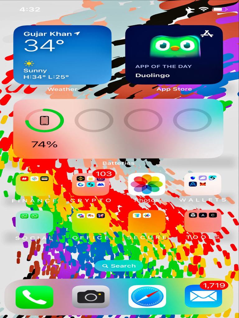 Main Screen With Widget | PDF