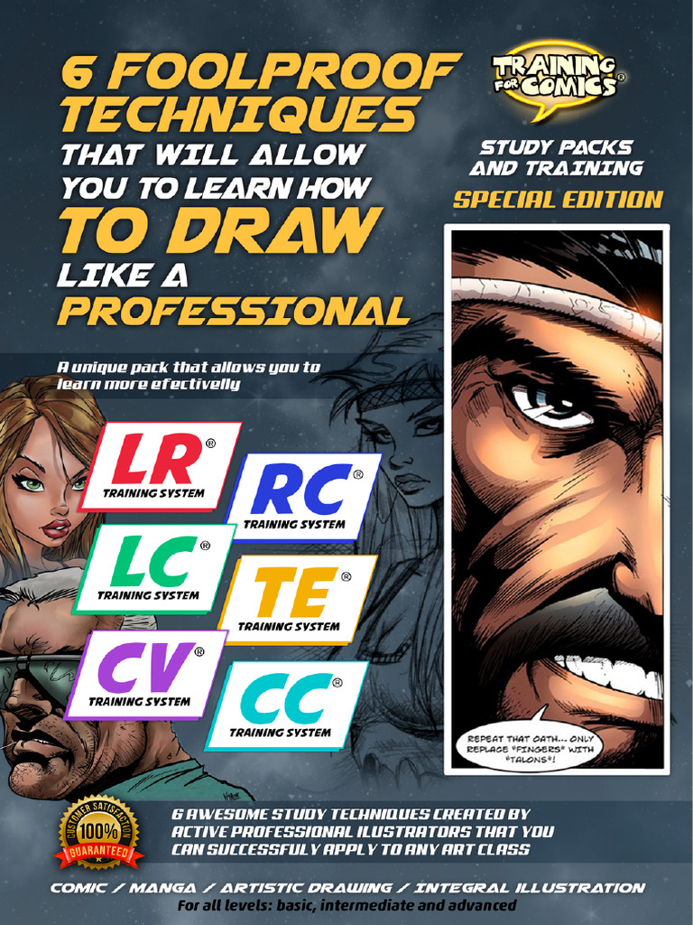 6 Techniques to Draw Like a Pro | PDF | Drawing | Shape