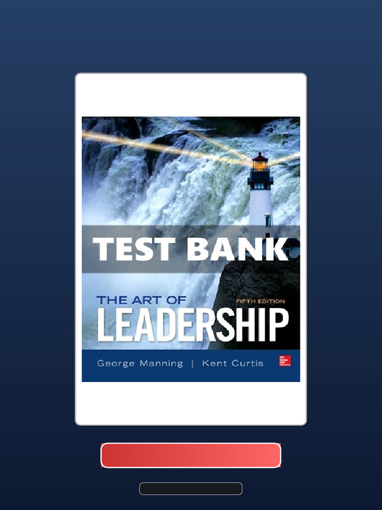 The Art of Leadership 5th Edition Manning Ebook and TestBank Bundle ...