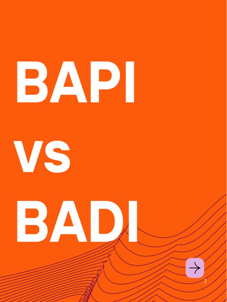 BAPI vs BADI in SAP Functions | PDF