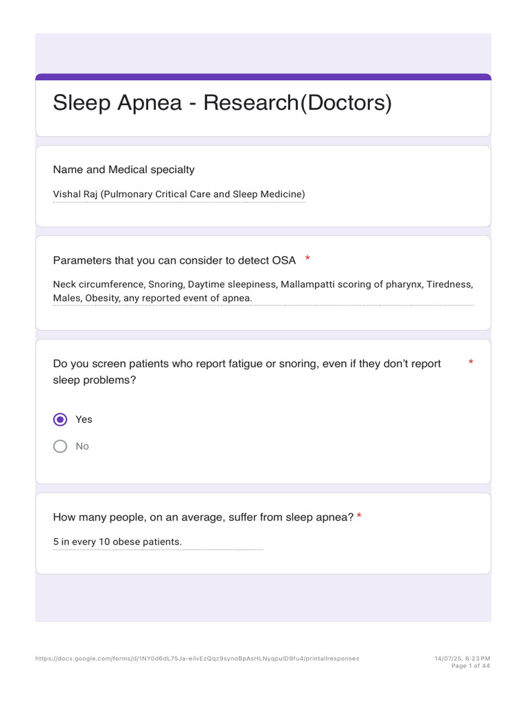Understanding Sleep Apnea Diagnosis & Treatment | PDF | Sleep Apnea ...