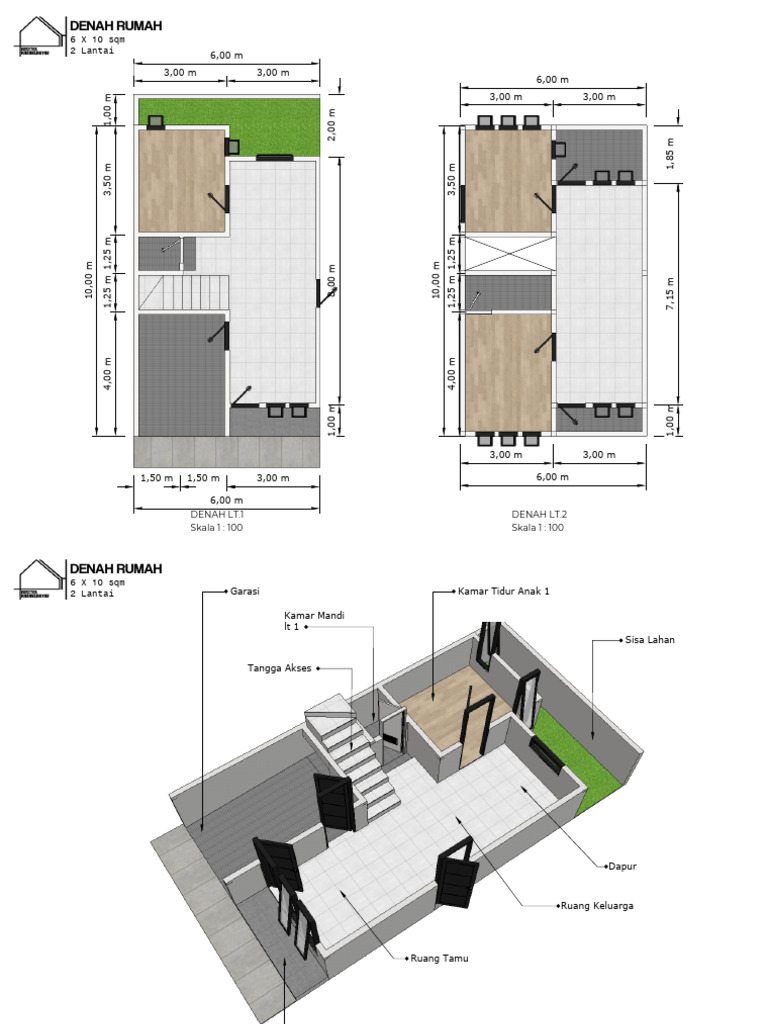 2-Story House Layout Draft | PDF