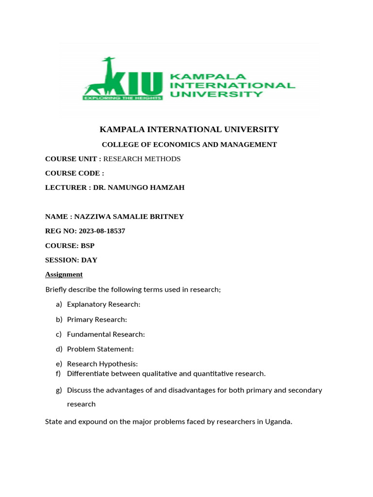 Key Research Concepts Explained | PDF | Methodology | Quantitative Research