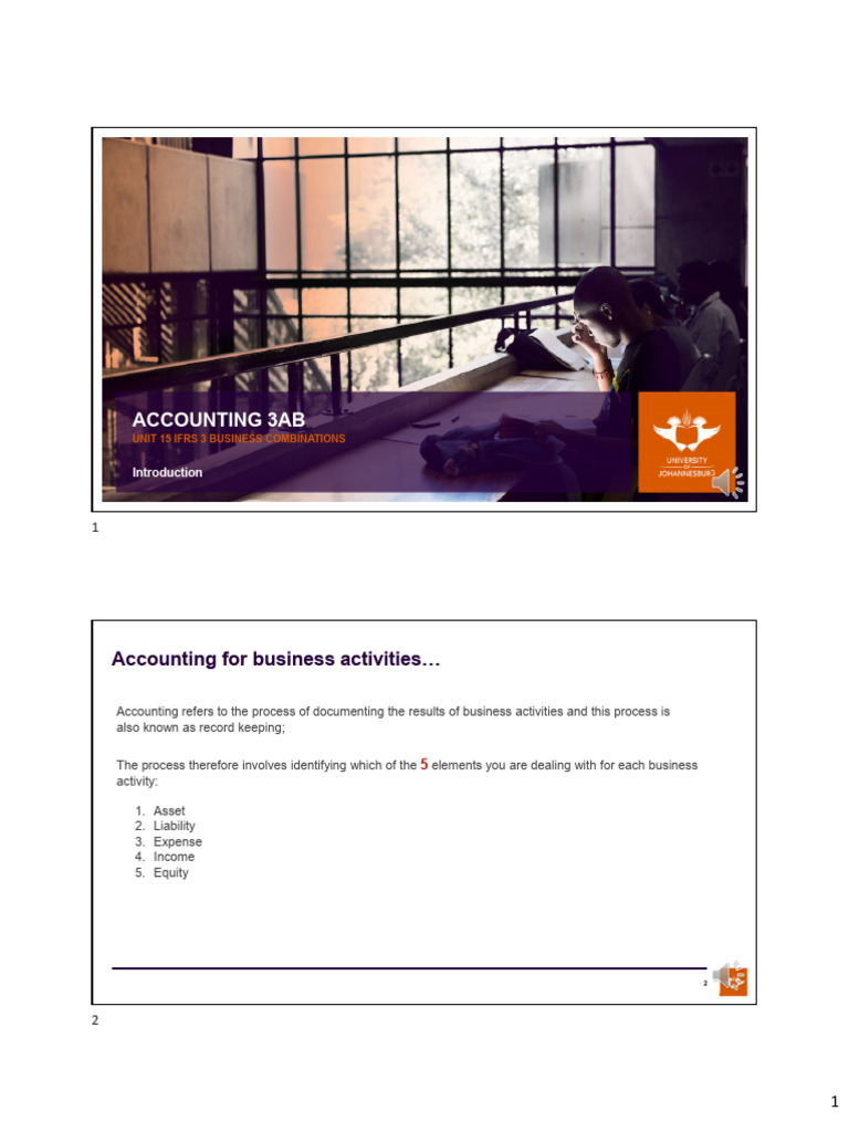IFRS 3 Business Combinations Guide | PDF | Mergers And Acquisitions ...