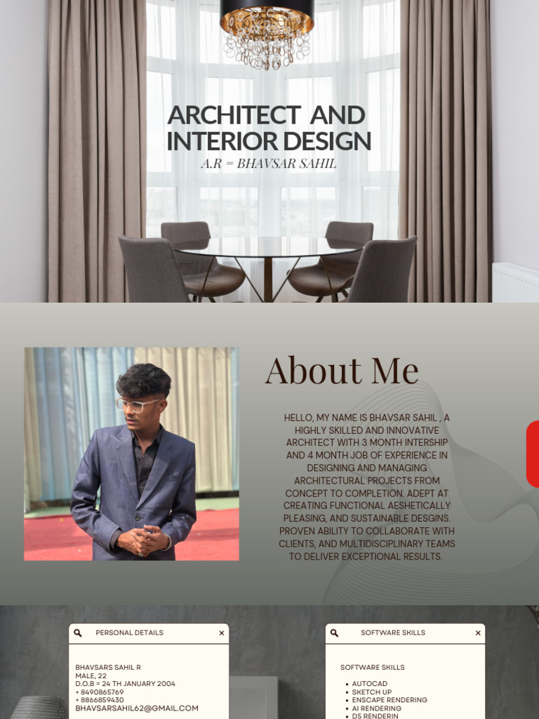 Bhavsar Sahil: Architect Portfolio | PDF | Environmental Design ...
