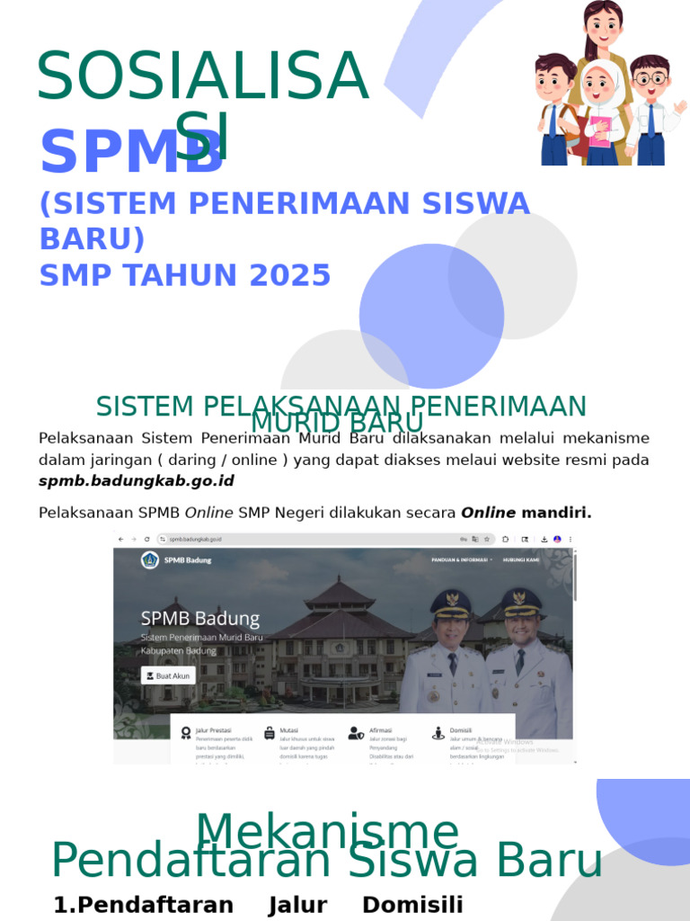 SPMB SMP Badung Tahun 2025 | PDF