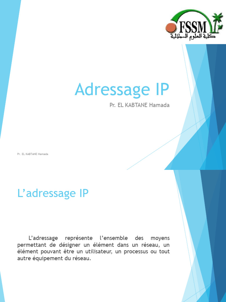 Comprendre l'Adressage IP et Masques | PDF | Adresse IP | Standards ...